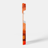 Herfst iPhone 14 Slim Fit Hoesje, Glanzend iPhone Hoesje (Linkerkant)