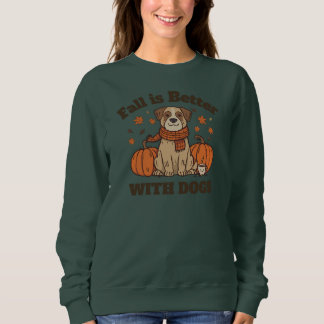 Herfst is beter met honden – knusse herfst pup lie trui