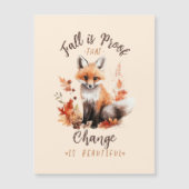 Herfst is een bewijs dat verandering mooi is (Voorkant)