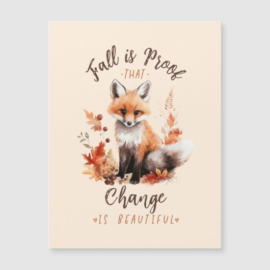 Herfst is een bewijs dat verandering mooi is (Voorkant)