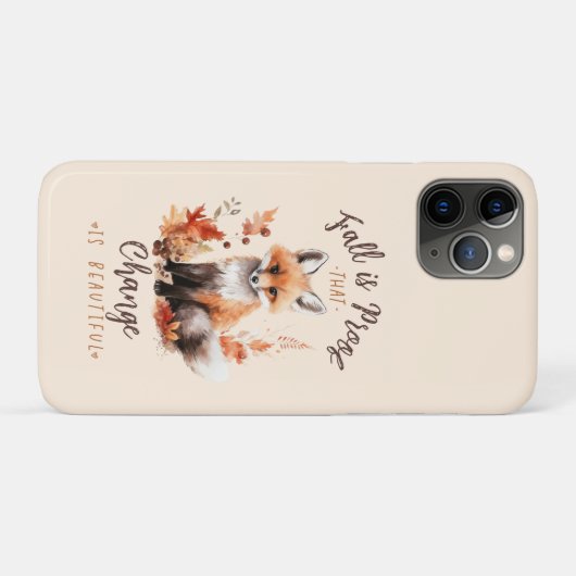 Herfst is een bewijs dat verandering mooi is Case-Mate iPhone case (Achterkant (horizontaal))