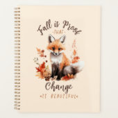 Herfst is een bewijs dat verandering mooi is planner (Voorkant)