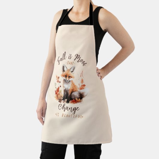 Herfst is een bewijs dat verandering mooi is schort (Insitu)