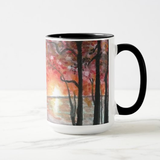 Herfst is groot, 15 oz. KoffieMok Mok (Rechts)