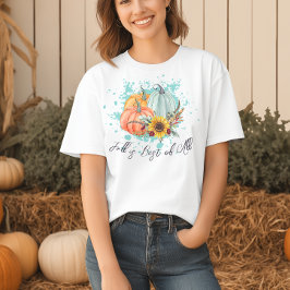 Herfst is het allerbeste pompoen t-shirt