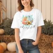 Herfst is het beste van alle pompoen t-shirt