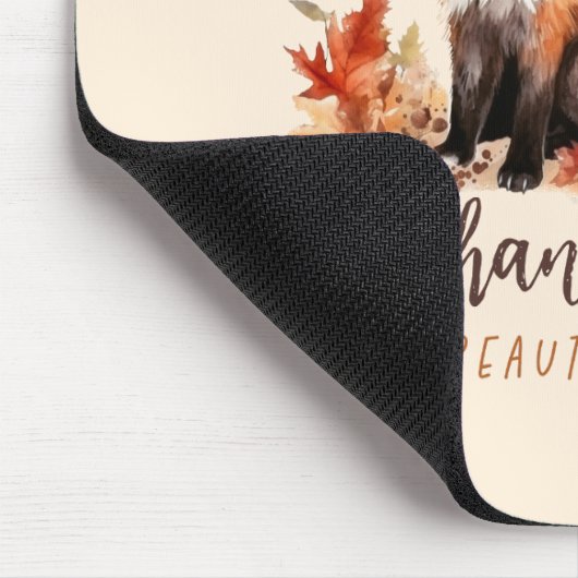 Herfst is het bewijs dat verandering mooi is - Fox Muismat (Hoek)