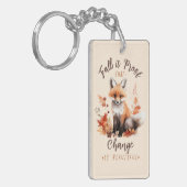Herfst is het bewijs dat verandering mooi is - Fox Sleutelhanger (Voorkant Links)