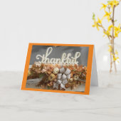 HERFST IS HIER EN THANKSGIVING IS IN DE BUURT KAART (Gele Bloem)