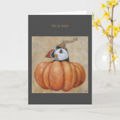 Herfst is hier kaart (Gele Bloem)