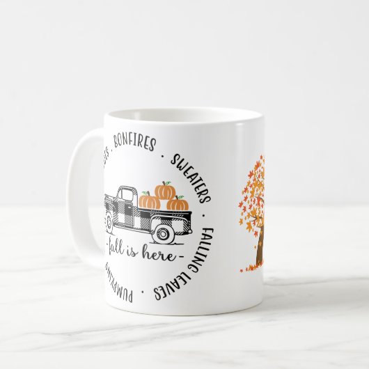 Herfst is hier koffiemok (Voorkant links)