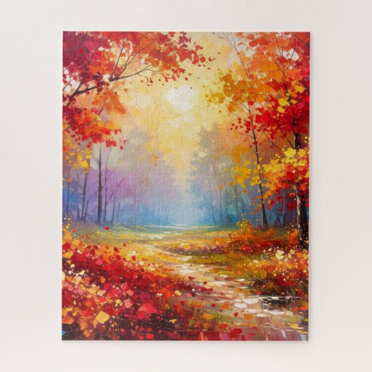 Herfst Is Hier Legpuzzel (Verticaal)