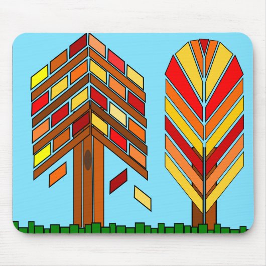 Herfst is hier muismat (Voorkant)