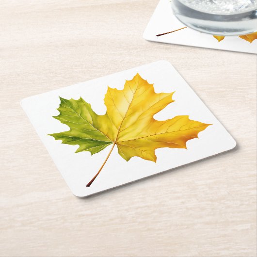 Herfst is in de Air Square Onderzetters (Schuin)