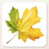 Herfst is in de Air Square Onderzetters (Voorkant)