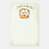 Herfst is in de Air Squirrel & Pumpkins Post-it® Notes (Voorkant)