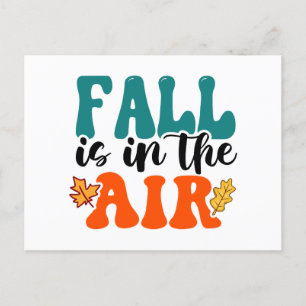 Herfst is in de lucht Herfst Feestdagenkaart