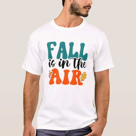 Herfst is in de lucht Herfst Mannen T-shirt (Voorkant)