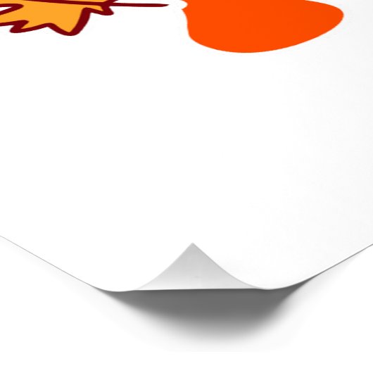 Herfst is in de lucht Herfst Perfect Poster (Hoek)