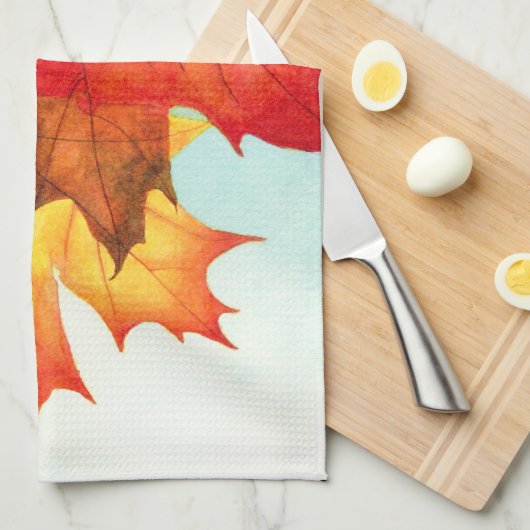 Herfst is in de lucht! theedoek (Quarter Fold)