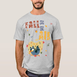 Herfst Is in de Lucht Wasbeer Herfst T-shirt