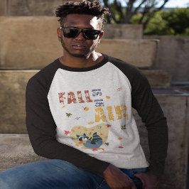Herfst Is in de Lucht Wasbeer Herfst T-shirt