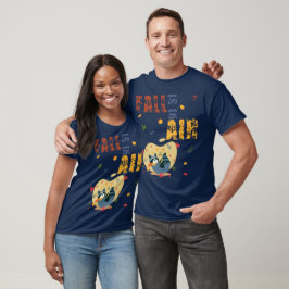 Herfst Is in De Lucht Wasbeer Herfst T-shirt