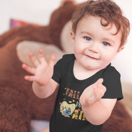 Herfst is in lucht met swingende wasbeer Baby Body Romper