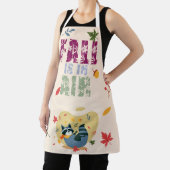 Herfst is in lucht met swingende wasbeer schort (Insitu)