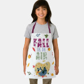 Herfst is in lucht met swingende wasbeer schort (Insitu)