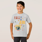 Herfst is in lucht met swingende wasbeer t-shirt (Voorkant volledig)