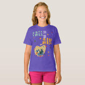 Herfst is in lucht met swingende wasbeer t-shirt (Voorkant volledig)