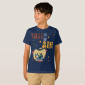 Herfst is in lucht met swingende wasbeer t-shirt (Voorkant volledig)