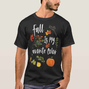 Herfst is mijn favoriete ColorAutumn-ontwerp voor T-shirt