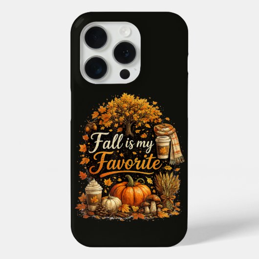 Herfst is mijn favoriete gezellige herfst pompoene Case-Mate iPhone case (Achterkant)