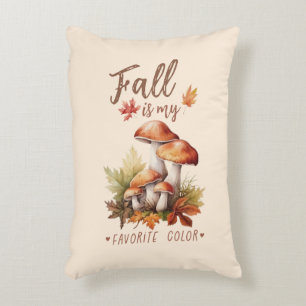 Herfst is mijn favoriete kleur - champignons en bl accent kussen