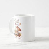 Herfst is mijn favoriete kleur - champignons en bl koffiemok (Voorkant links)