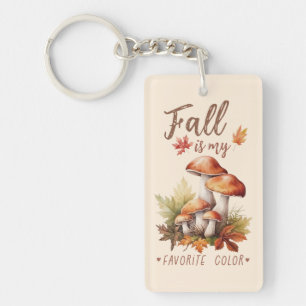Herfst is mijn favoriete kleur - champignons en bl sleutelhanger
