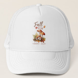 Herfst is mijn favoriete kleur - champignons en bl trucker pet