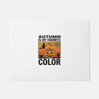 Herfst Is Mijn Favoriete Kleur Halloween Pompoen D Deurmat