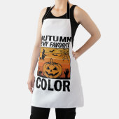 Herfst Is Mijn Favoriete Kleur Halloween Pompoen D Schort (Insitu)
