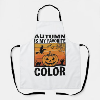 Herfst Is Mijn Favoriete Kleur Halloween Pompoen D Schort