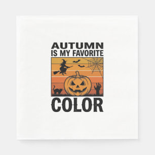 Herfst Is Mijn Favoriete Kleur Halloween Pompoen D Servet