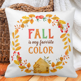 Herfst is mijn favoriete kleur Herfstbladeren Bess Kussen