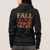 Herfst is mijn favoriete kleur herfstbladeren prin hoodie (Achterkant)