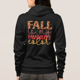 Herfst is mijn favoriete kleur herfstbladeren prin hoodie