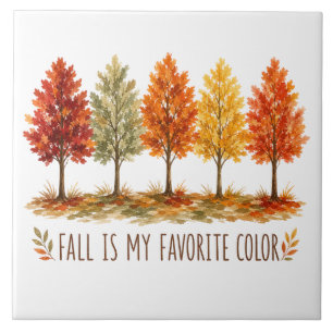 Herfst Is Mijn Favoriete Kleur Herfstbomen Herfstb Tegeltje