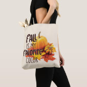 Herfst is mijn favoriete kleur - pompoenen en blad tote bag (Dichtbij)