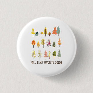 Herfst is mijn favoriete kleur ronde button 3,2 cm