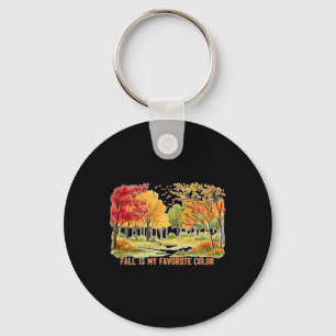 Herfst is mijn favoriete kleur seizoen vertrekt Ha Sleutelhanger
